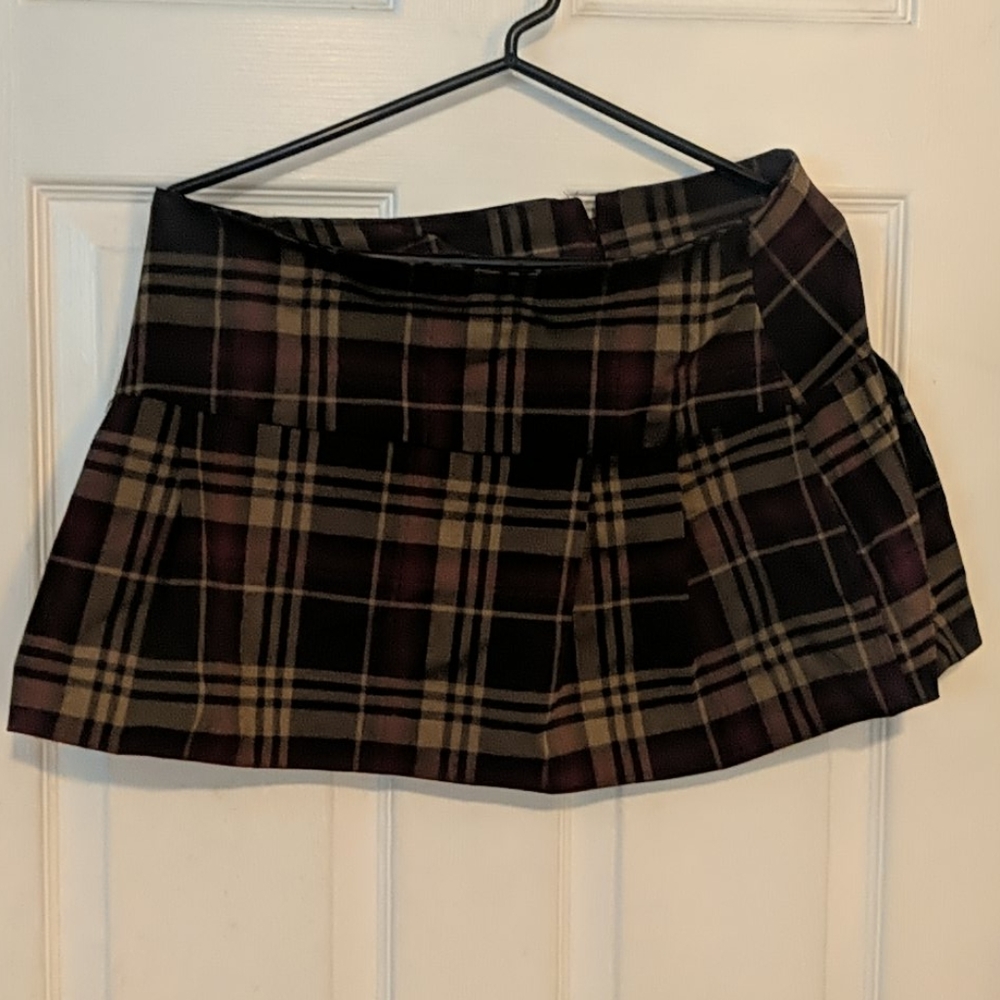 Schoolgirl pleated miniskirt 11 punk skirt
